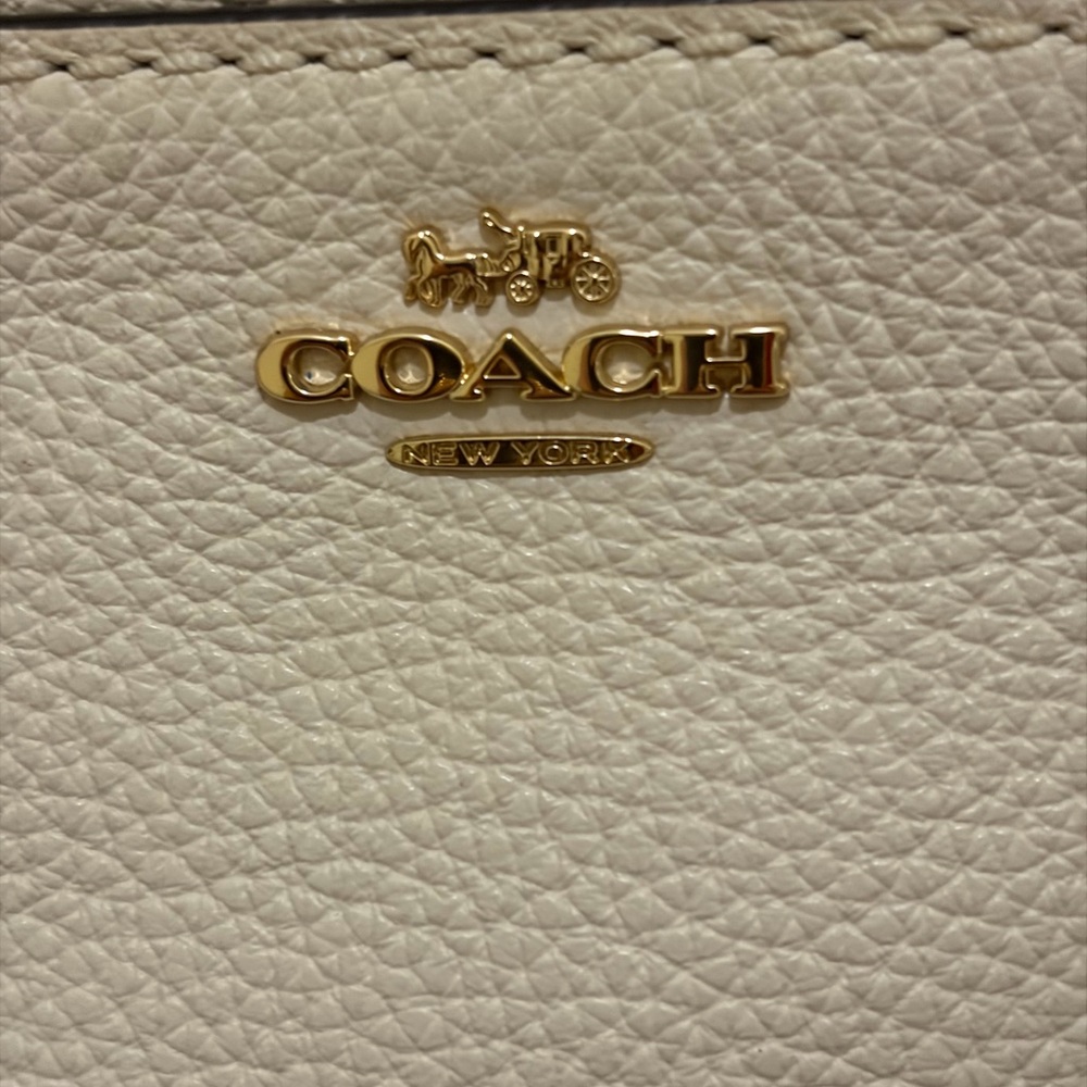 Coach Off-White Leather Backpack - Picture 9 of 10